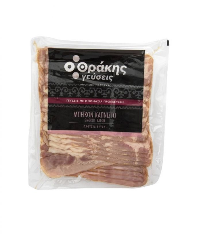 SMOKED BACON IN SLICES THRACE 1Kg