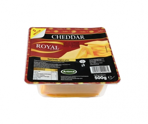 CHEDDAR ΣΕ ΦΕΤΕΣ ROYAL 500gr