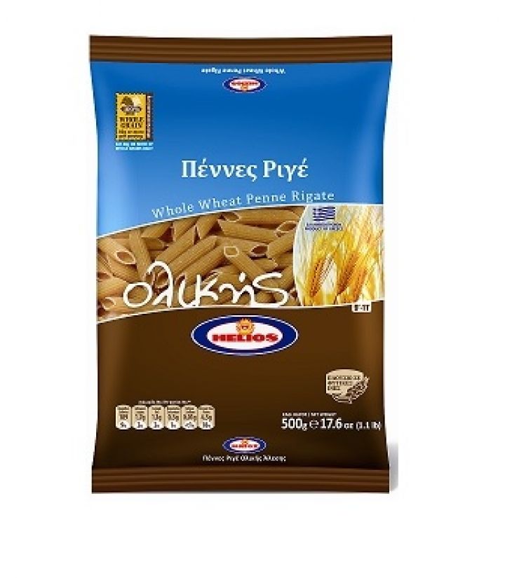 ILIOS PENNE RIGATTE WHOLEGRAIN 500gr