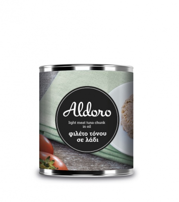 TUNA FILLET IN OIL ALDORO 1,8Kg