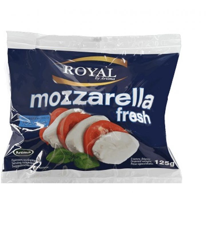 MOZZARELA ΦΡΕΣΚΙΑ ΣΕ ΝΕΡΟ ROYAL 125gr 