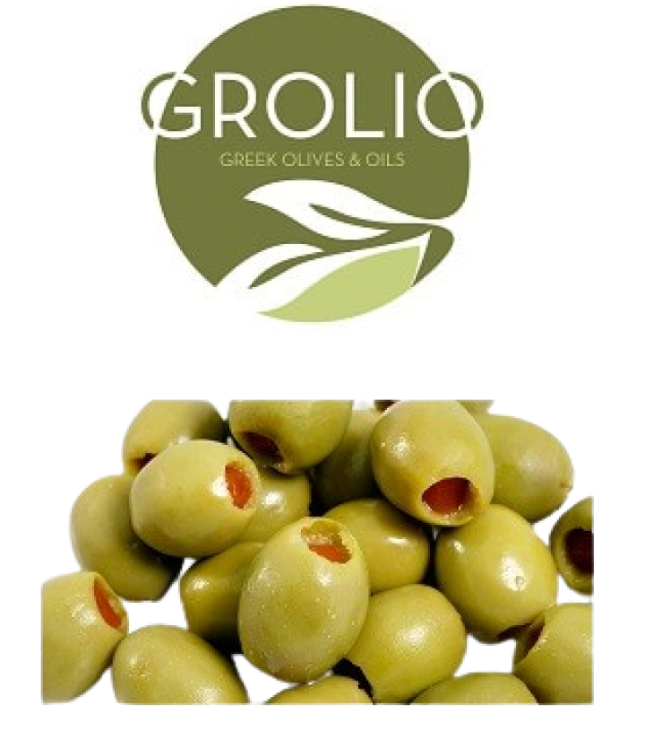 ΕΛΙΕΣ ΠΡΑΣΙΝΕΣ ΓΕΜΙΣΤΕΣ ΜΕ ΠΑΣΤΑ ΠΙΠΕΡΙΑΣ GROLIO 3Kg