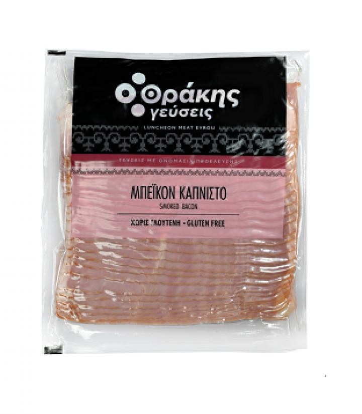 ΜΠΕΙΚΟΝ ΚΑΠΝΙΣΤΟ ΣΕ ΦΕΤΕΣ ΘΡΑΚΗΣ ΓΕΥΣΕΙΣ 1Kg