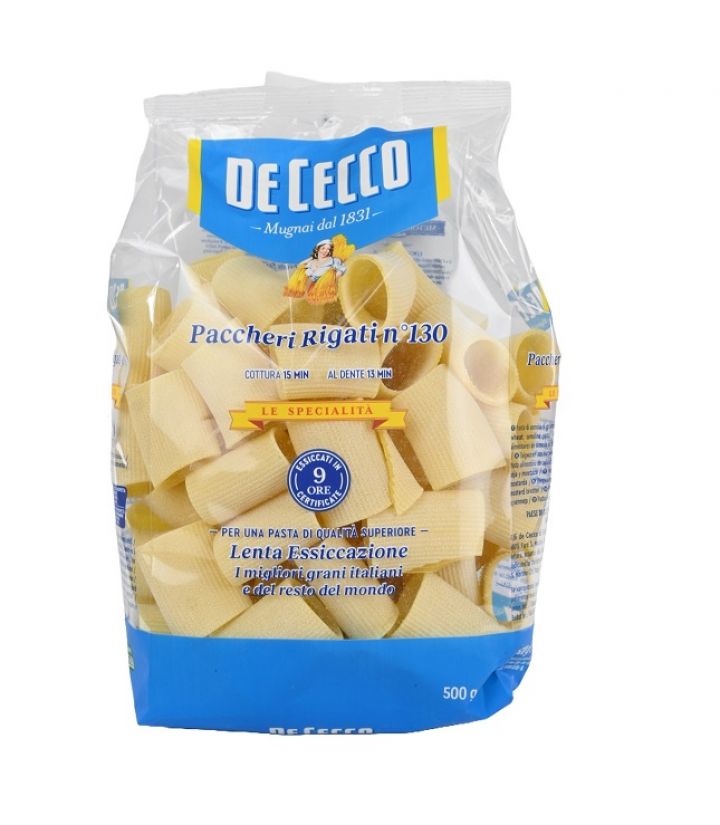 DE CECCO PACCHERI RIGATI No130 500g