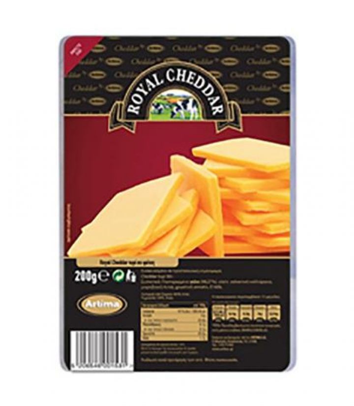 CHEDDAR ROYAL SLICES 500gr