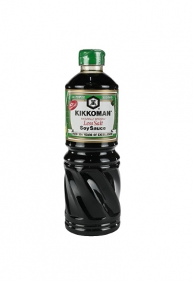 SOY SAUCE LESS SALT KIKKOMAN 1Lt