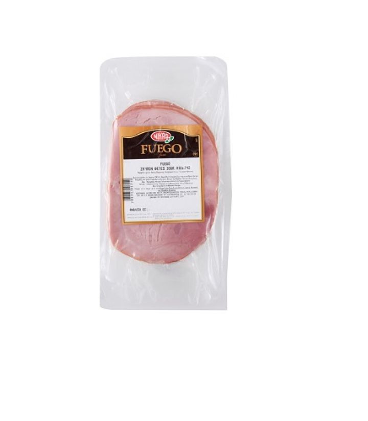 FUEGO HAM IN SLICES NIKAS 300gr