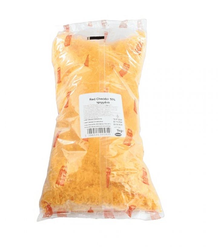 CHEDDAR RED 50% ΤΡΙΜΜΕΝΟ 1Kg