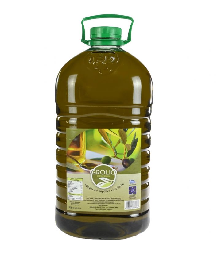 ΕΛΑΙΟΛΑΔΟ EXTRA ΠΑΡΘΕΝΟ GROLIO 5Lt
