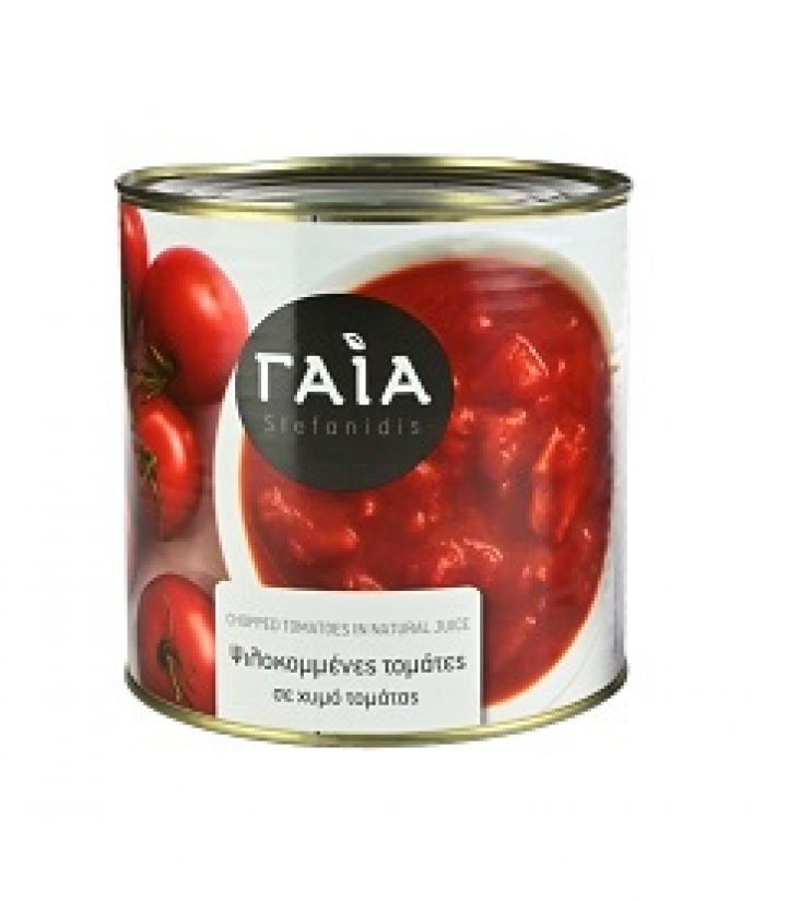 CHOPPED PEELED TOMATOES GAIA 2.5Kg