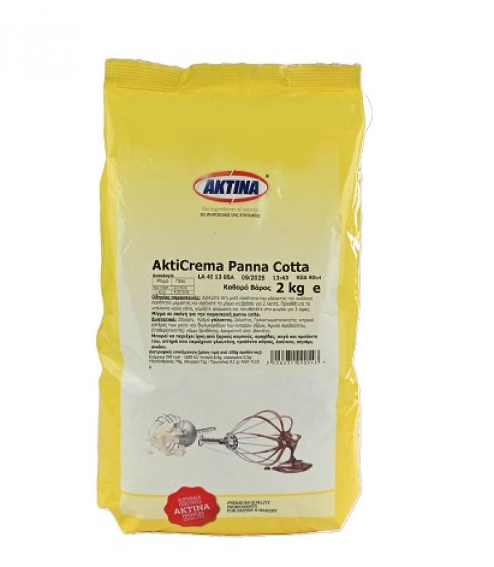 ΜΙΓΜΑ PANNA COTTA AKTICREMA ΑΚΤΙΝΑ 2Kg