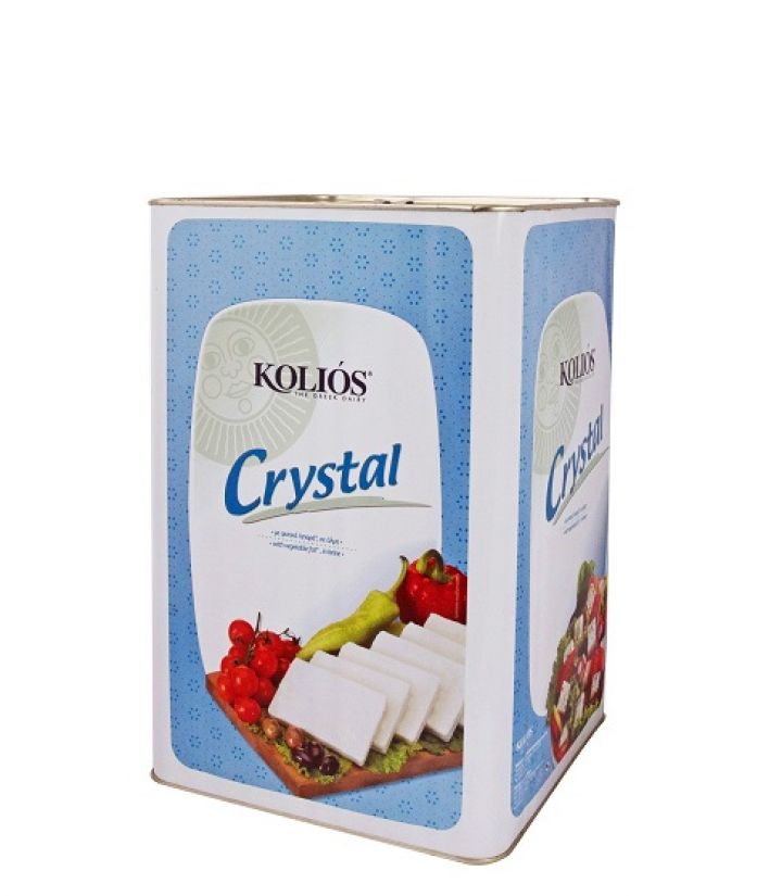 ΛΕΥΚΟ ΤΥΡΙ CRYSTAL ΣΕ ΔΟΧΕΙΟ ΚΟΛΙΟΣ 16Kg 