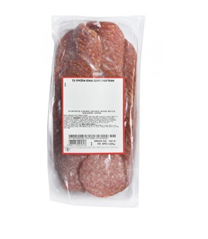 AIR-DRIED SALAMI IN SLICES SYN.P.NIKAS 500gr