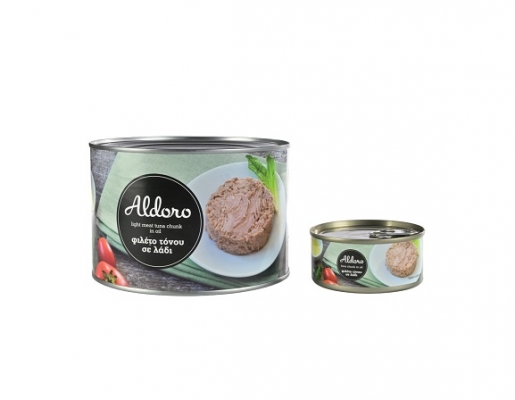 TUNA FILLET IN OIL ALDORO 1,7Kg & 160g