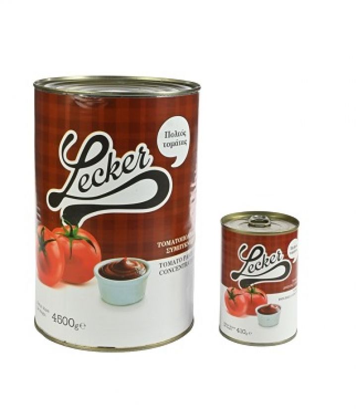 TOMATO PASTE 28%-30% LECKER 4,5Kg & 400g