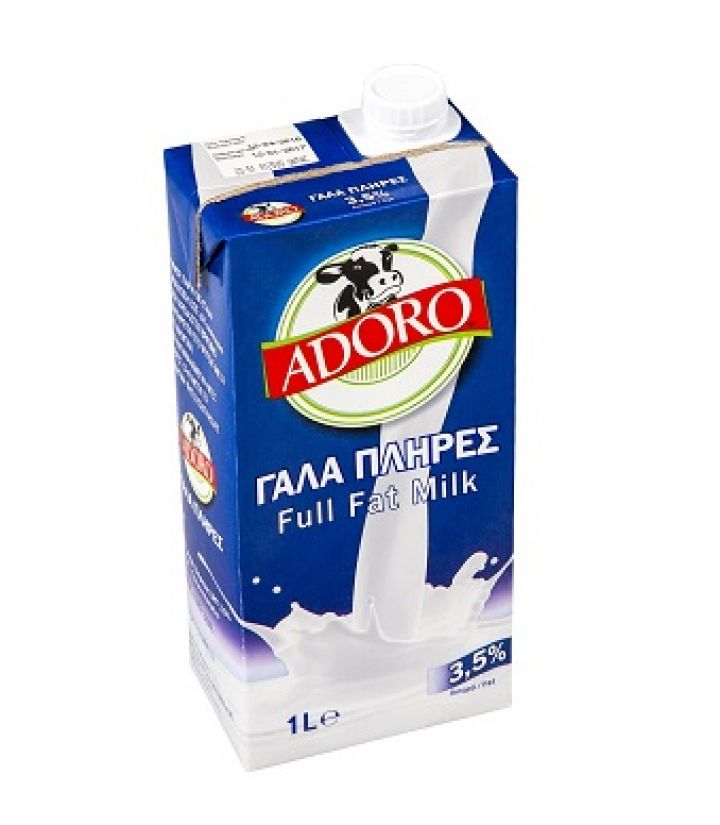 MILK FULL FAT ADORO 1Lt