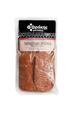 ΣΑΛΑΜΙ ΑΕΡΟΣ CHORIZO ΣΕ ΦΕΤΕΣ ΘΡΑΚΗΣ ΓΕΥΣΕΙΣ 700gr
