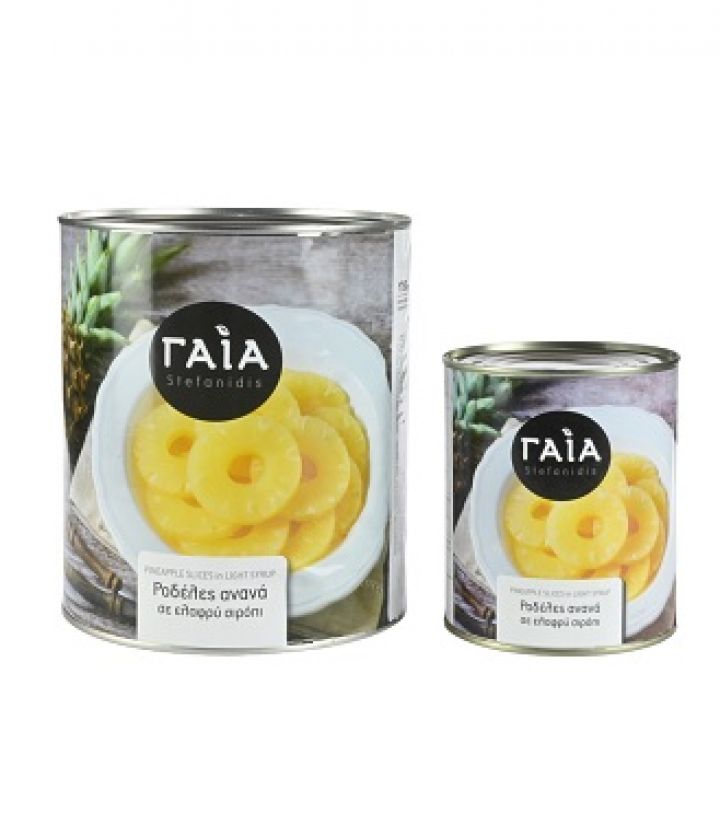 PINEAPPLE RINGS GAIA 3,05Kg & 830g