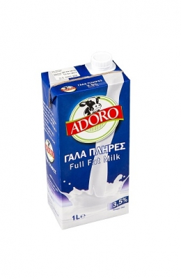 MILK FULL FAT ADORO 1Lt