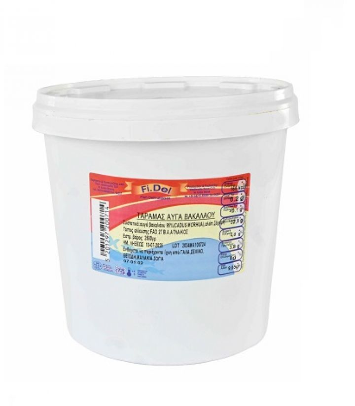 ΤΑΡΑΜΑΣ ΑΥΓΑ ΒΑΚΑΛΑΟΥ FI.DEL 2,5Kg