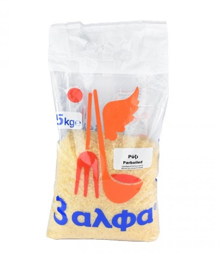 ΡΥΖΙ PARBOILED 3άλφα 5Kg 