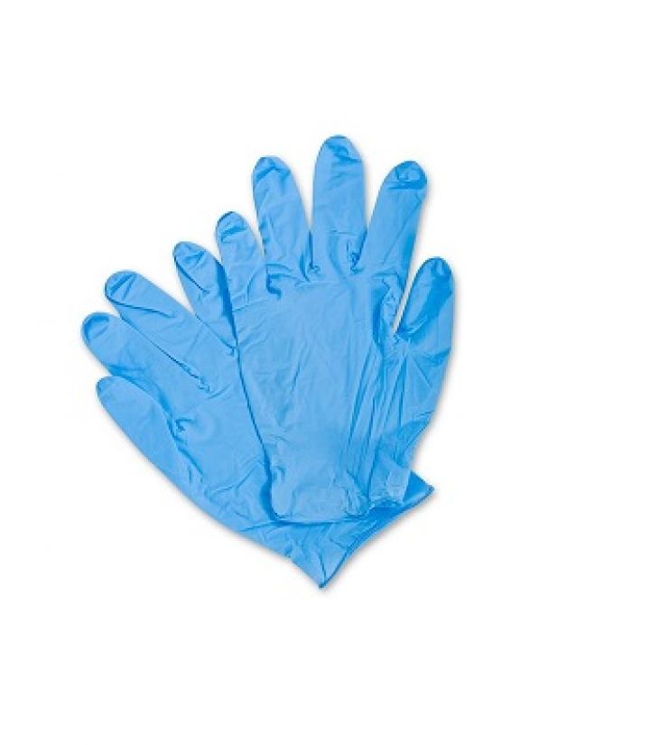 NITRILE GLOVES BLUE LARGE (100pcs)