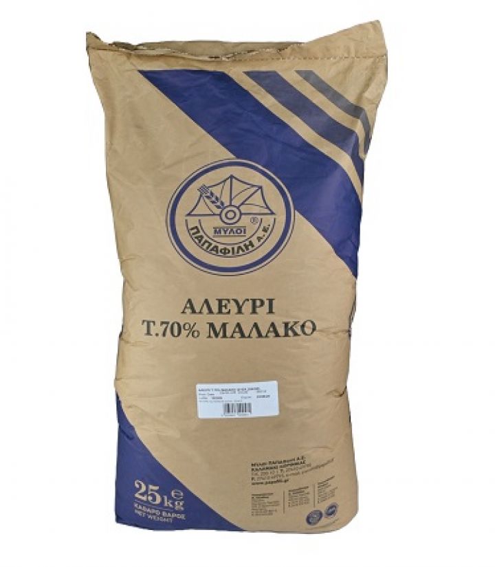 ΑΛΕΥΡΙ Τ.70% ΜΑΛΑΚΟ ΠΑΠΑΦΙΛΗ 25Kg