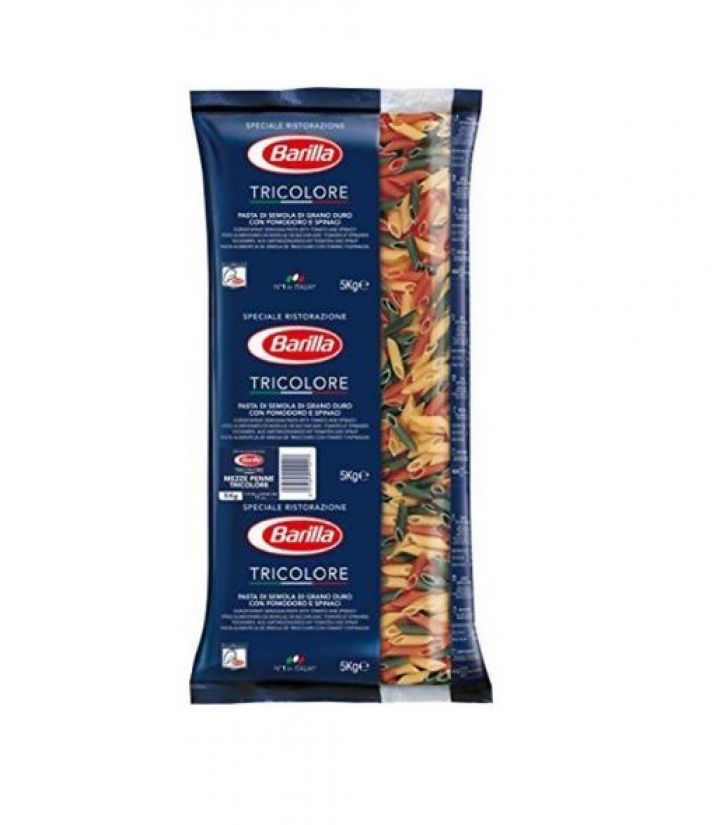 BARILLA PENNE TRICOLORE 5Kg