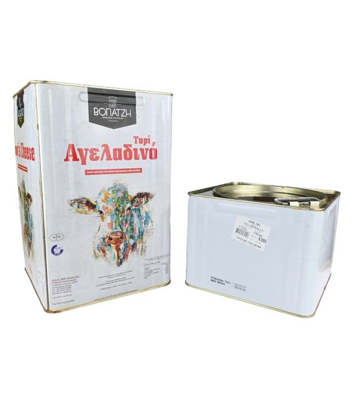 ΛΕΥΚΟ ΤΥΡΙ ΑΓΕΛΑΔΙΝΟ ΛΑΓΚΑΔΑ ΒΟΓΙΑΤΖΗΣ 15Kg & 7,5Kg