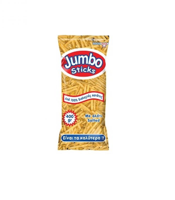 ΠΑΤΑΤΑΚΙΑ JUMBO STICKS ΑΛΑΤΙ 400gr